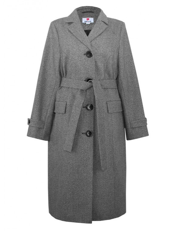 Т-1005/Т Классическое женское пальто из твида