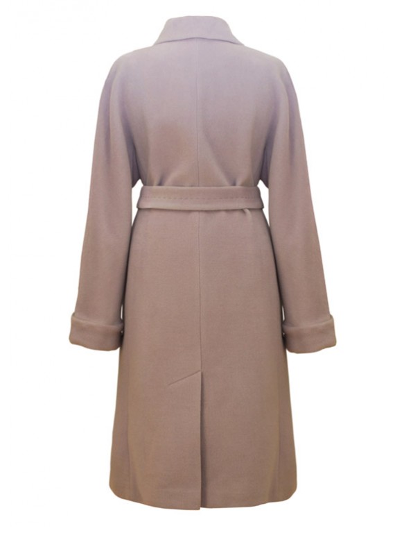 7104 Длинное женское пальто из кашемира