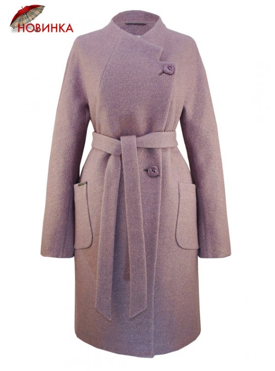 С-1133 Женское удлиненное пальто из букле
