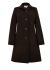 Т-1083 Коричневое женское молодежное пальто