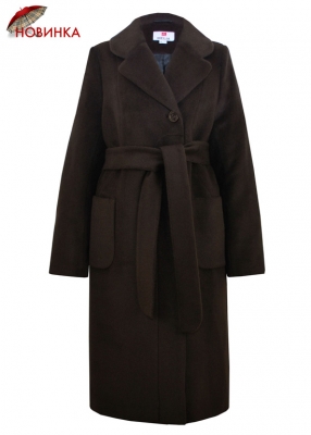 Т-1121/К Женское утепленное длинное пальто