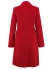 С-1137 Красное женское пальто с ангорой